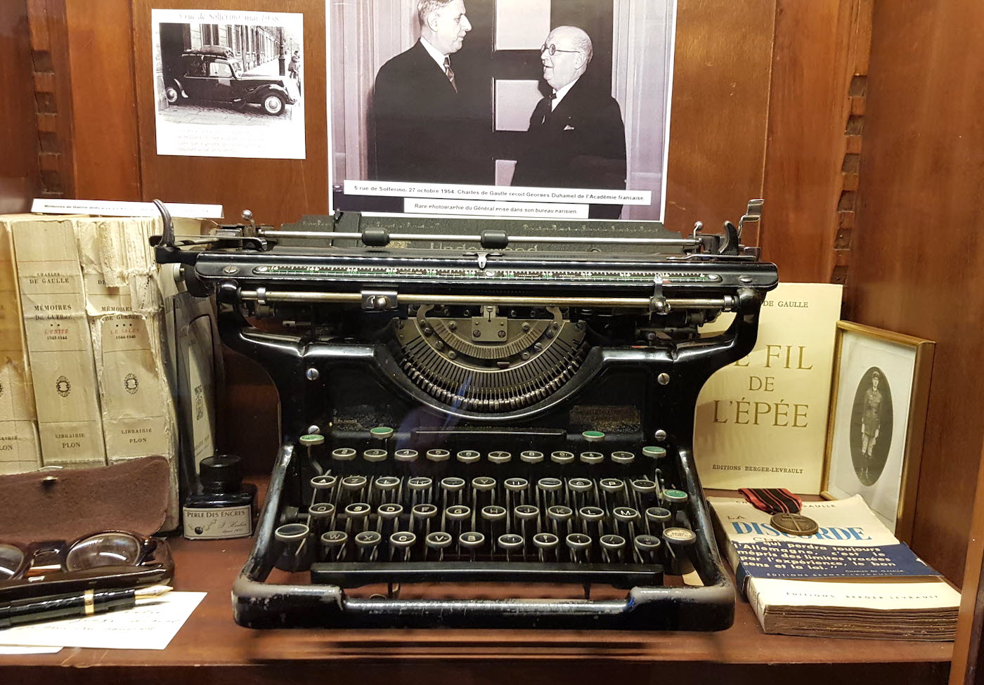 La machine à écrire qui a servi à taper l'Appel du 18 juin.