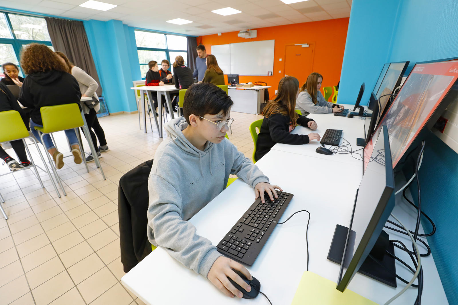 nouveaux apprentissages numériques au collège Jean MACE à Bruay-sur-Escaut
